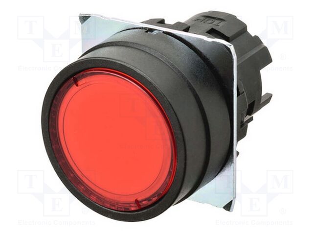 Switch: push-button; 22mm; Stabl.pos: 2; flat; Pos: 2