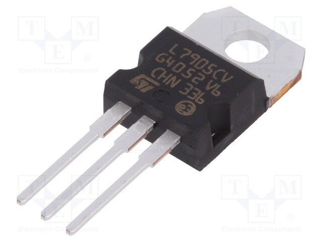IC: voltage regulator; linear,fixed; -5V; 1.5A; TO220; THT