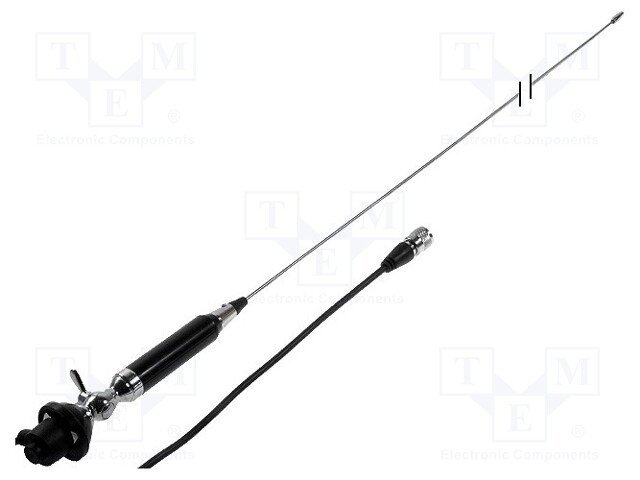 Antenna; CB; 1.5m; 3dBi; 300W; CB antenna holder; Len: 4m; UHF