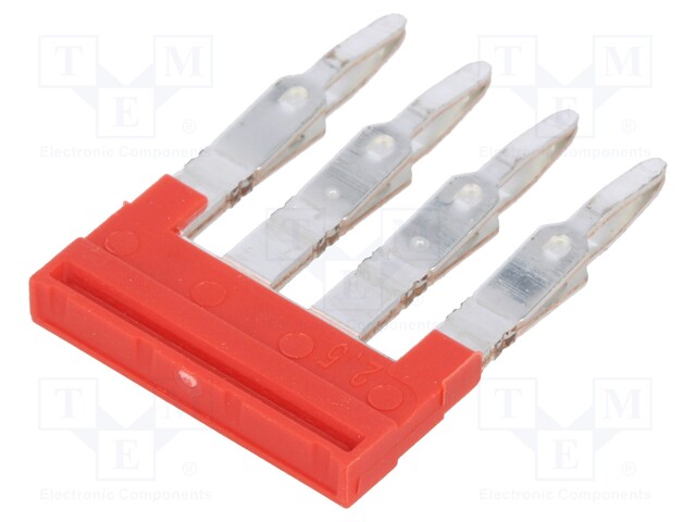 Comb bridge; Application: A series; ways: 4; red