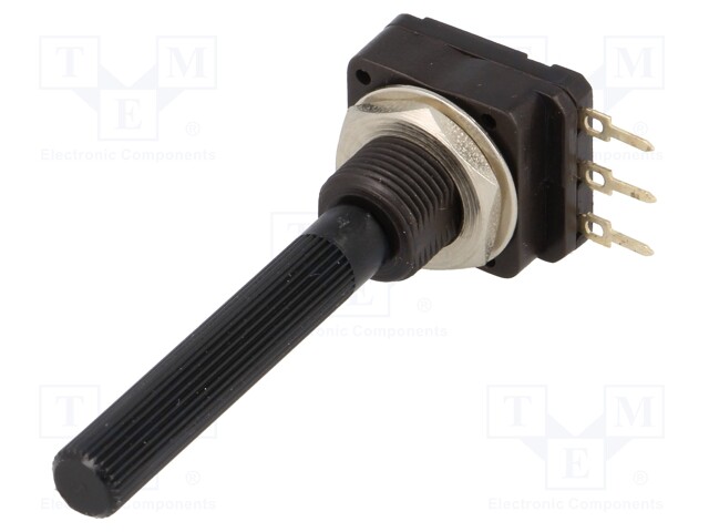 Potentiometer: shaft; single turn; 2.2kΩ; 200mW; THT; 6mm; plastic