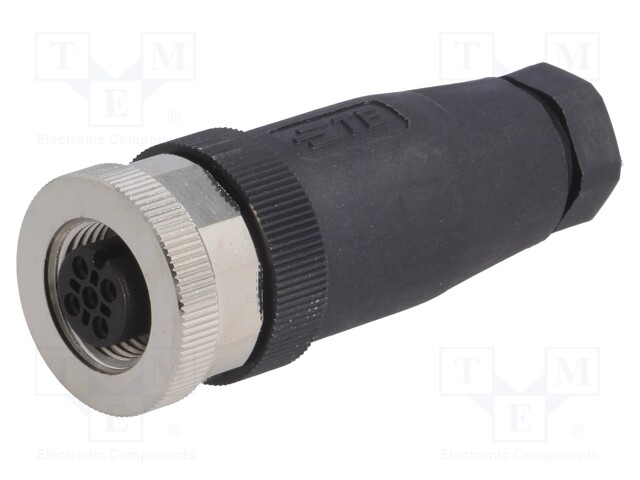 Plug; M12; PIN: 5; female; A code-DeviceNet / CANopen; for cable