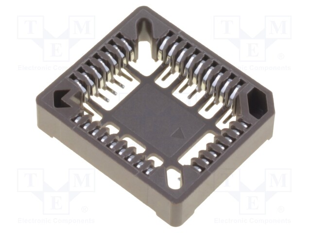 Socket: PLCC; PIN: 32; phosphor bronze; 1A; thermoplastic; UL94V-0