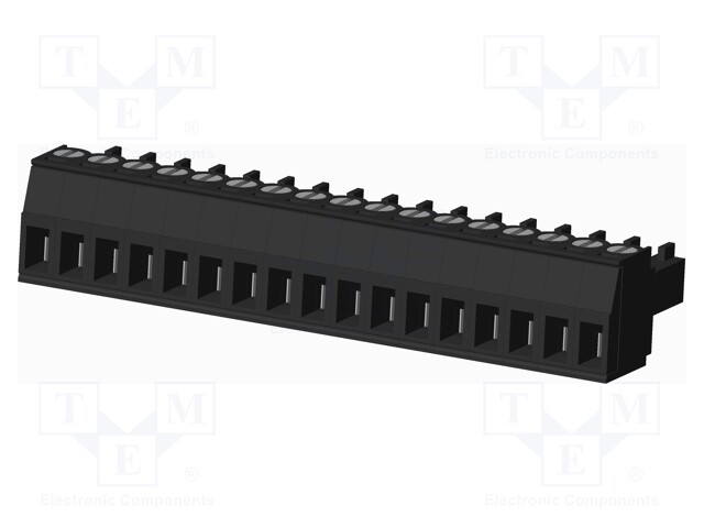Connector: pluggable terminal block; plug; female; straight; 300V