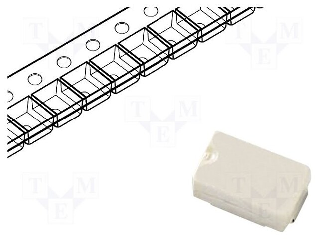 Fuse: fuse; time-lag; 5A; 125VAC; SMD; ceramic; 7,24x4,32x3,05mm