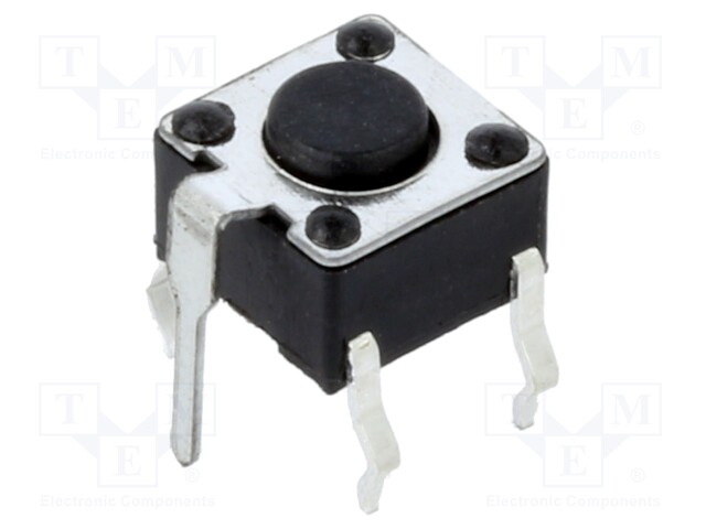 Microswitch TACT; SPST-NO; Pos: 2; 0.05A/24VDC; THT; none; 1.57N