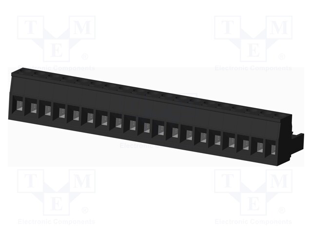 Connector: pluggable terminal block; plug; female; straight; 5mm