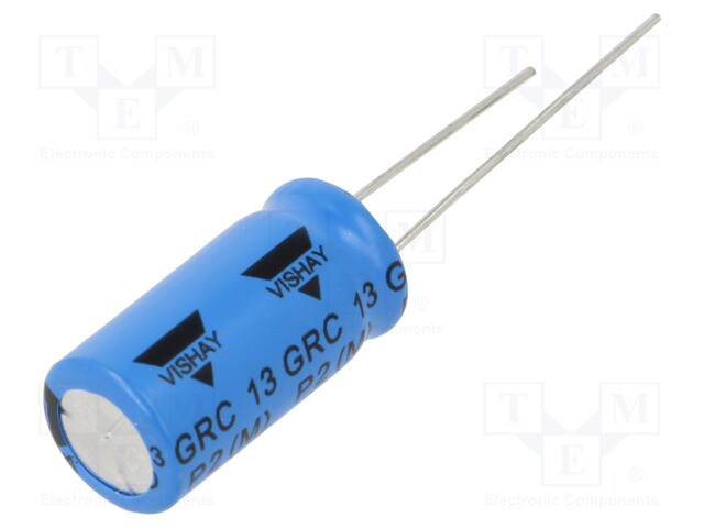 Capacitor: electrolytic; THT; 10uF; 400VDC; Pitch: 5mm; ±20%; 2000h