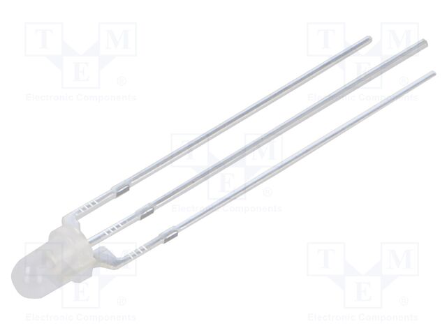 LED; 3mm; orange,yellow; 60°; Front: convex; 2.1÷2.6VDC; -30÷85°C