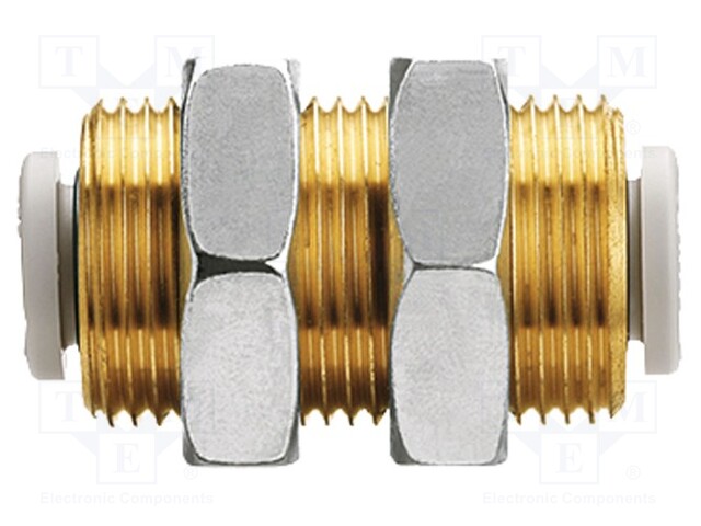 Push-in fitting; threaded,straight; M16; outside; -1÷10bar