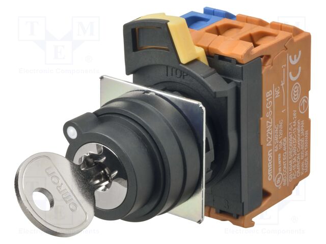 Switch: rotary; 22mm; Pos: 2