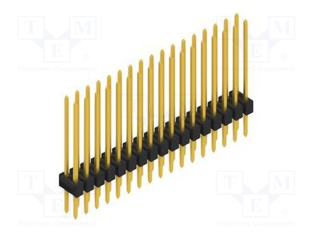 Connector: pin strips; pin header; male; PIN: 34; 2.54mm; THT; 2x17
