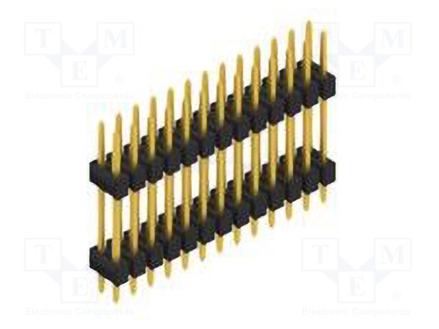 Connector: pin strips; pin header; male; PIN: 26; 2.54mm; THT; 2x13