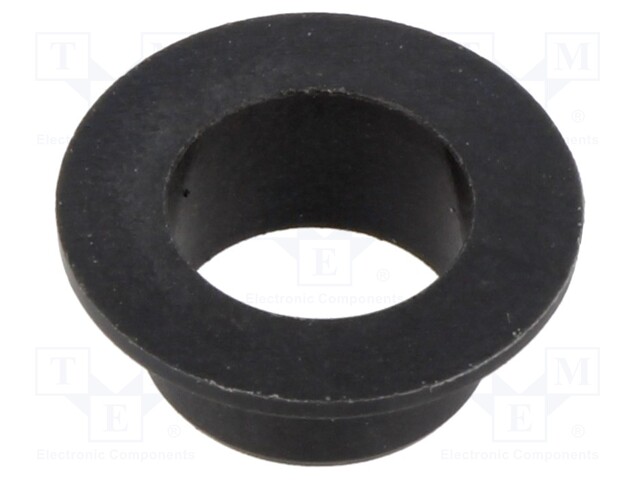 Bearing: sleeve bearing; with flange; Øout: 12mm; Øint: 10mm; L: 7mm