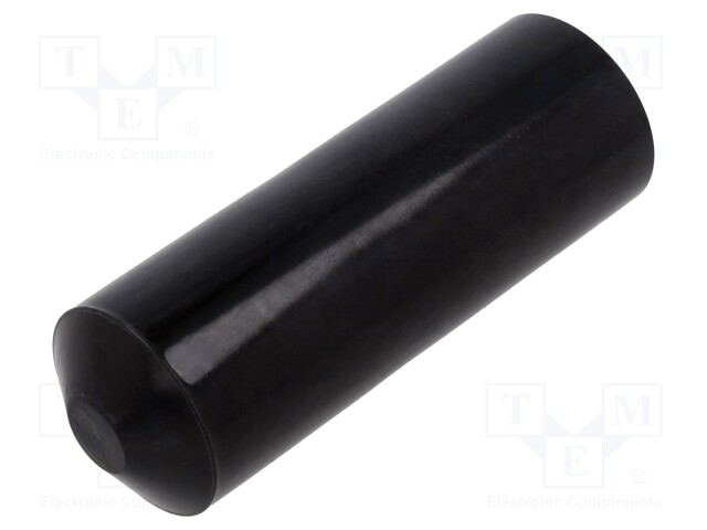 Heat shrink cap; glued; 33mm; L: 106mm; black