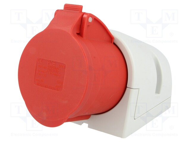 Connector: AC supply 3-phase; socket; female; 32A; 400VAC; IP44