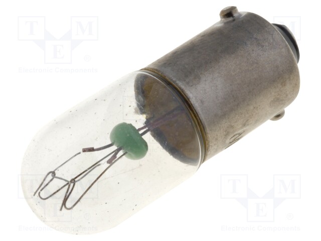 Filament lamp: bayonet; BA9S; 24VDC; 85mA; Bulb: T3 1/4; 2W; L: 30mm