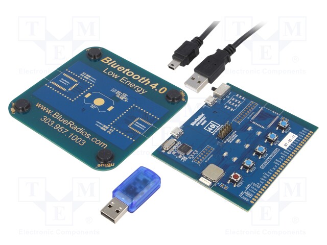 Dev.kit: Bluetooth Low Energy; SMA,USB A; prototype board x2