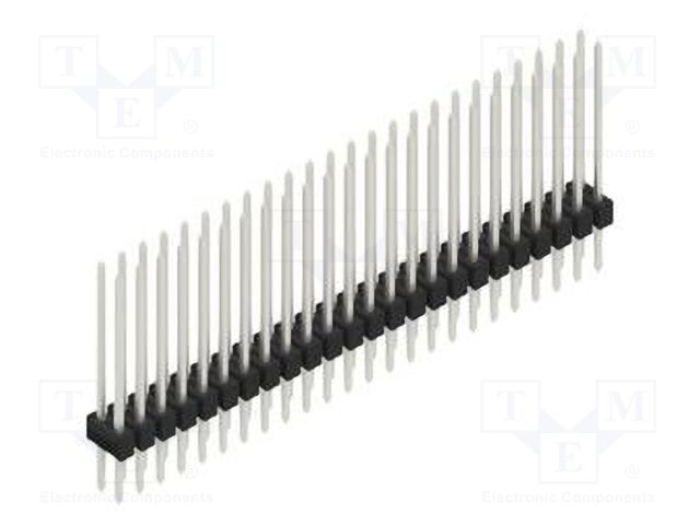 Connector: pin strips; pin header; male; PIN: 48; 2.54mm; THT; 2x24