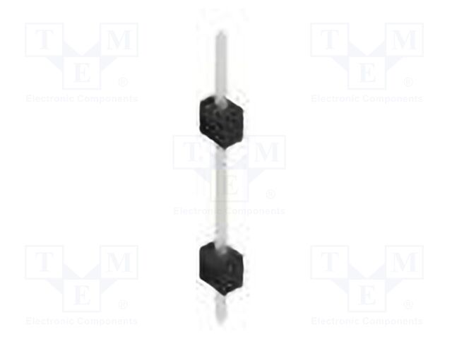Connector: pin strips; pin header; male; PIN: 1; 2.54mm; THT; 1x1