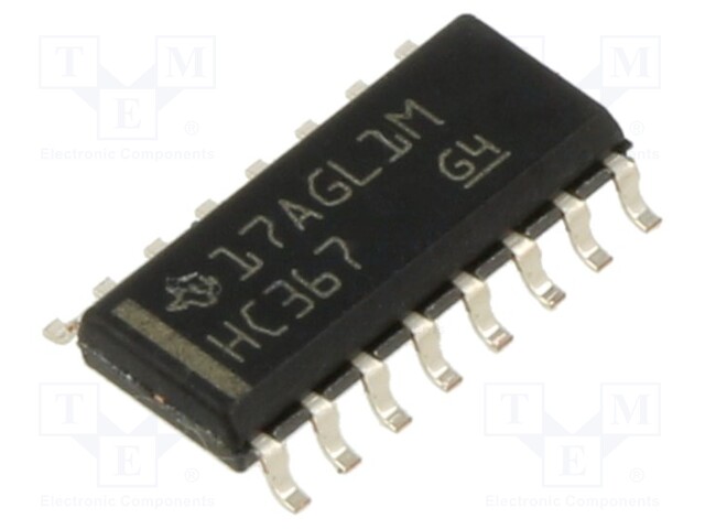 IC: digital; buffer,non-inverting,line driver; Ch: 6; SMD; SO16