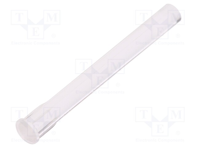 Fibre for LED; round; Ø3.2mm; Front: flat; straight; UL94V-0