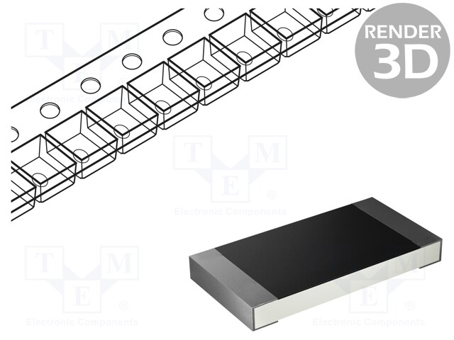 Resistor network: Y; SMD; R: 330Ω; ±1%; 62.5mW; No.of resistors: 4