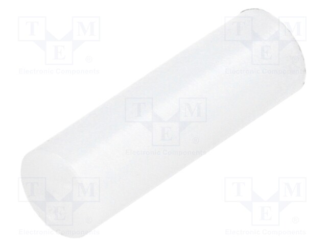 Spacer sleeve; LED; Øout: 5mm; ØLED: 5mm; L: 15.5mm; natural; UL94V-2