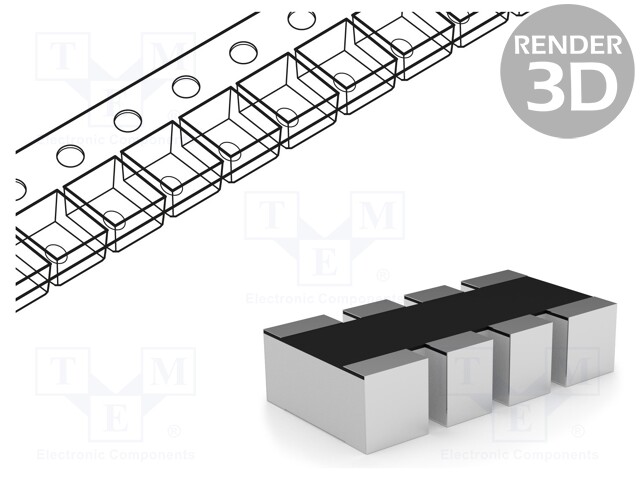 Diode: TVS array; quadruple independent; 2510-10; Ch: 4; reel,tape