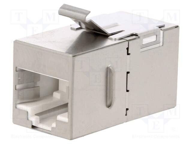 Coupler; Cat: 6; shielded; Layout: 8p8c; RJ45 socket,both sides