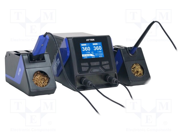 Service station; 200W; 50W; 230VAC; Display: LCD; Ch: 2