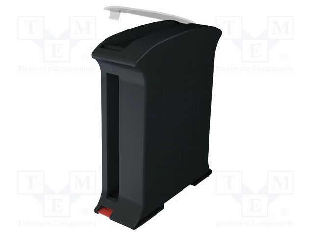 Enclosure: for DIN rail mounting; ABS