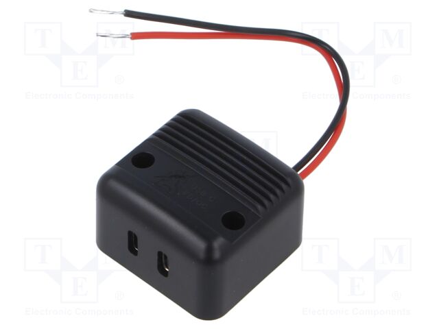 USB power supply; USB C socket x2; Sup.volt: 12÷24VDC; black