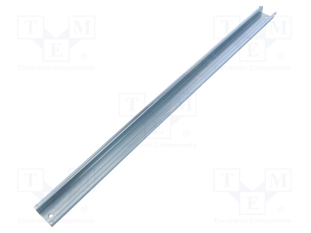 DIN rail; steel; W: 35mm; H: 15mm; L: 515mm; for enclosures