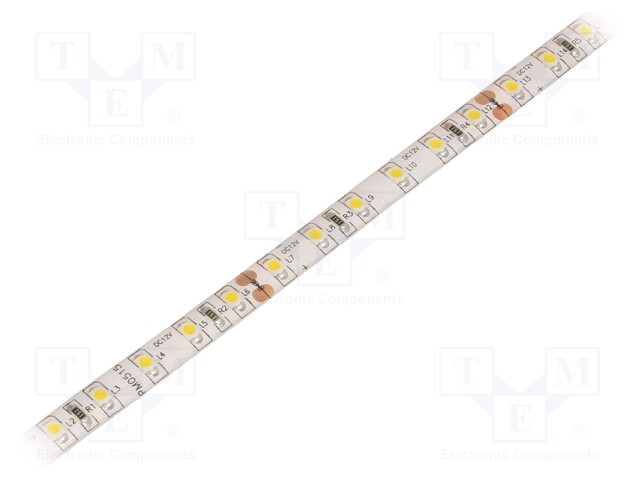 LED tape; white warm; LED/m: 96; SMD; 3528; 12V; W: 10mm; 120°; in gel