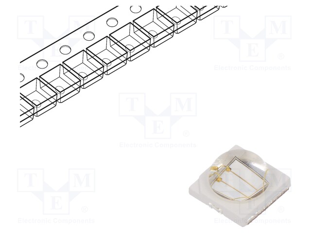 Power LED; royal blue; Pmax: 3W; λd: 448-458nm; 130°; Case: 3535; SMD