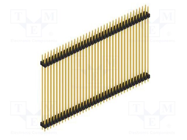 Connector: pin strips; pin header; male; PIN: 72; 2.54mm; THT; 2x36