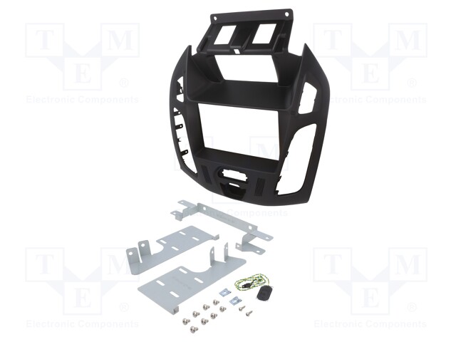 Radio mounting frame; Ford; 2 DIN; black