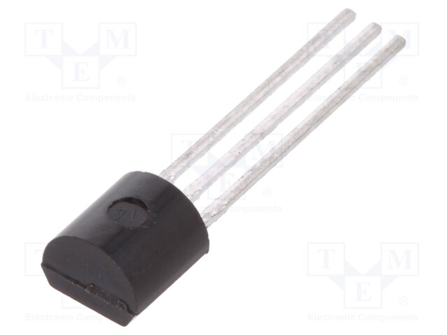 IC: voltage regulator; linear,fixed; 6V; 0.1A; TO92; THT; -40÷125°C