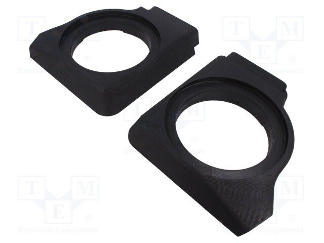 Speaker frame; 165mm; Mercedes; 1set; PLA Wood