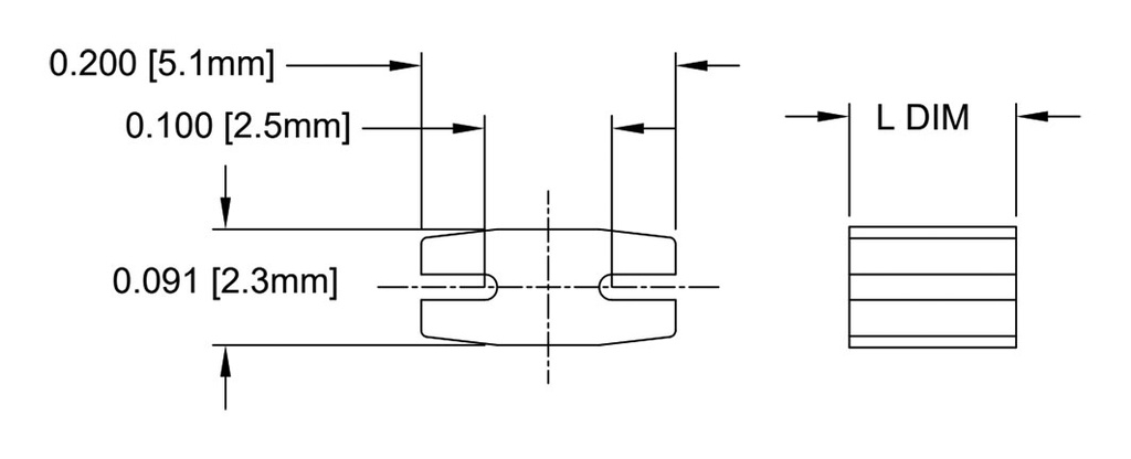 Spacer sleeve; LED; L: 3mm; black; UL94V-0; Mat: polyamide 6.6