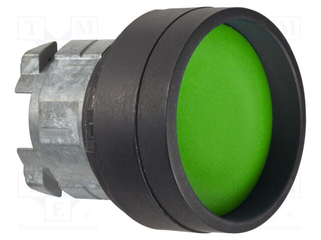Switch: push-button; Stabl.pos: 1; 22mm; green; IP66; Pos: 2; Ø22mm