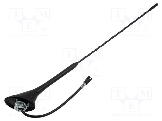 Antenna; car top; 400mm; Seat,Škoda,VW; with amplifier