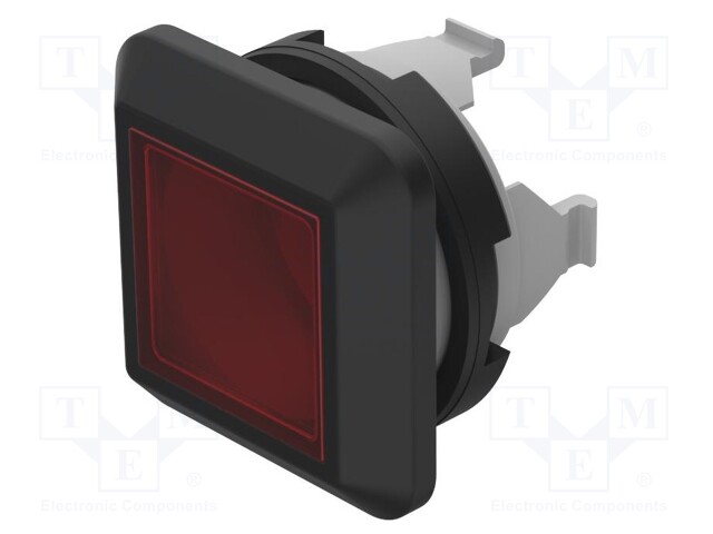 Switch: push-button; 16mm; Stabl.pos: 1; red; IP67; Pos: 2; 92