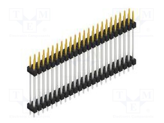 Connector: pin strips; pin header; male; PIN: 46; 2.54mm; THT; 2x23
