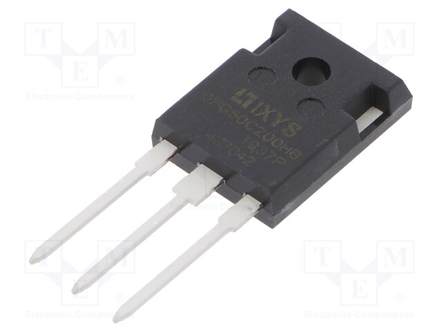 Diode: rectifying; THT; 200V; 2x30A; Package: tube; TO247-3; 35ns