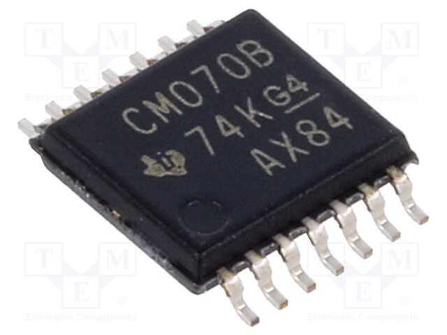 IC: digital; XOR; Ch: 4; IN: 2; CMOS; SMD; TSSOP14; 3÷18VDC; -55÷125°C