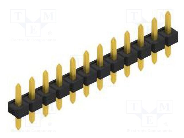 Connector: pin strips; pin header; male; PIN: 12; 2.54mm; THT; 1x12