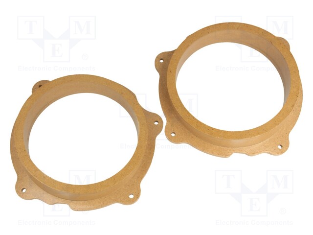 Spacer ring; MDF; 165mm; Citroën; impregnated,varnished