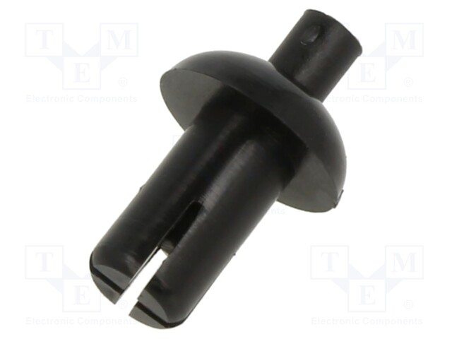 Rivet; polyamide; L.rivet: 8.9mm; Panel cutout diam: 5.1mm
